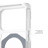 UAG รุ่น Plasma XTE (Magsafe) - เคส iPhone 17 Pro - สี Clear/Titanium