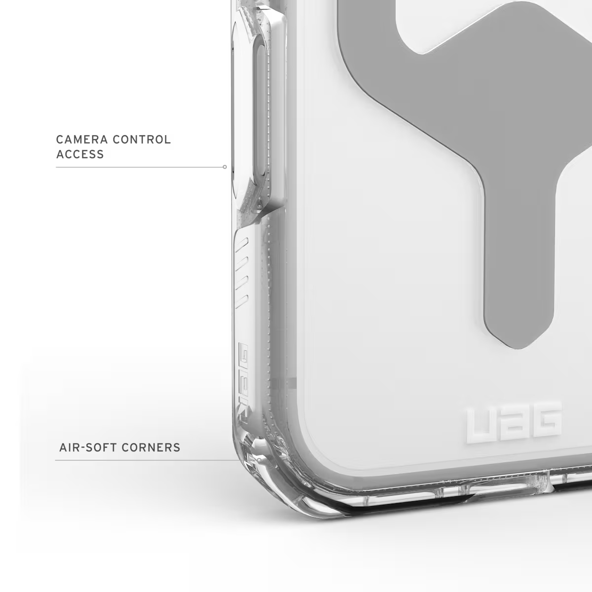UAG รุ่น Plyo Pro - เคส iPhone 17 Pro - สี Ice/Silver