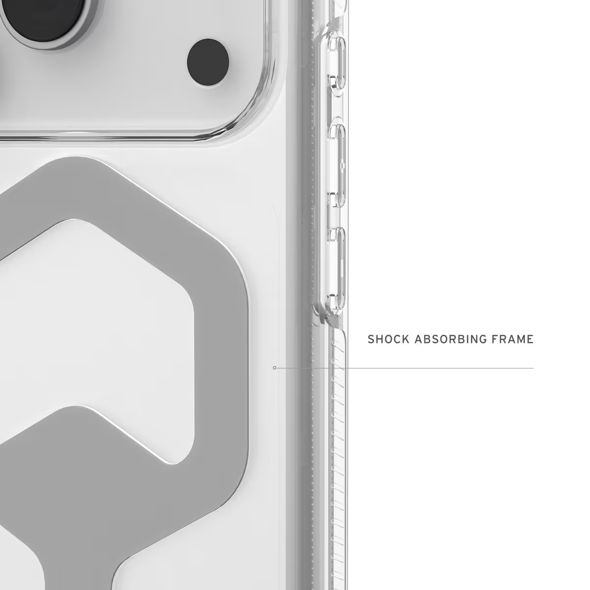 UAG รุ่น Plyo Pro - เคส iPhone 17 Pro - สี Ice/Silver