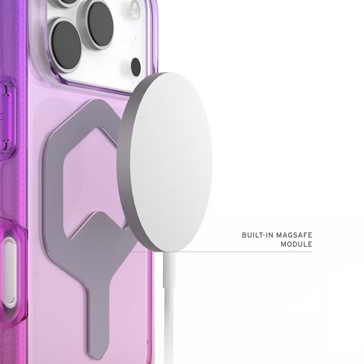 UAG รุ่น Plyo Pro - เคส iPhone 17 Pro - สี Purple/Pink Ombre