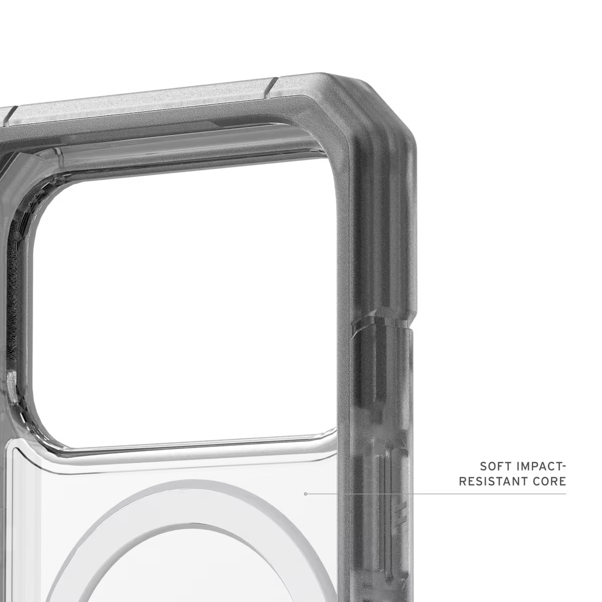 UAG รุ่น Trooper (Magsafe) - เคส iPhone 17 Pro - สี Clear/Ash