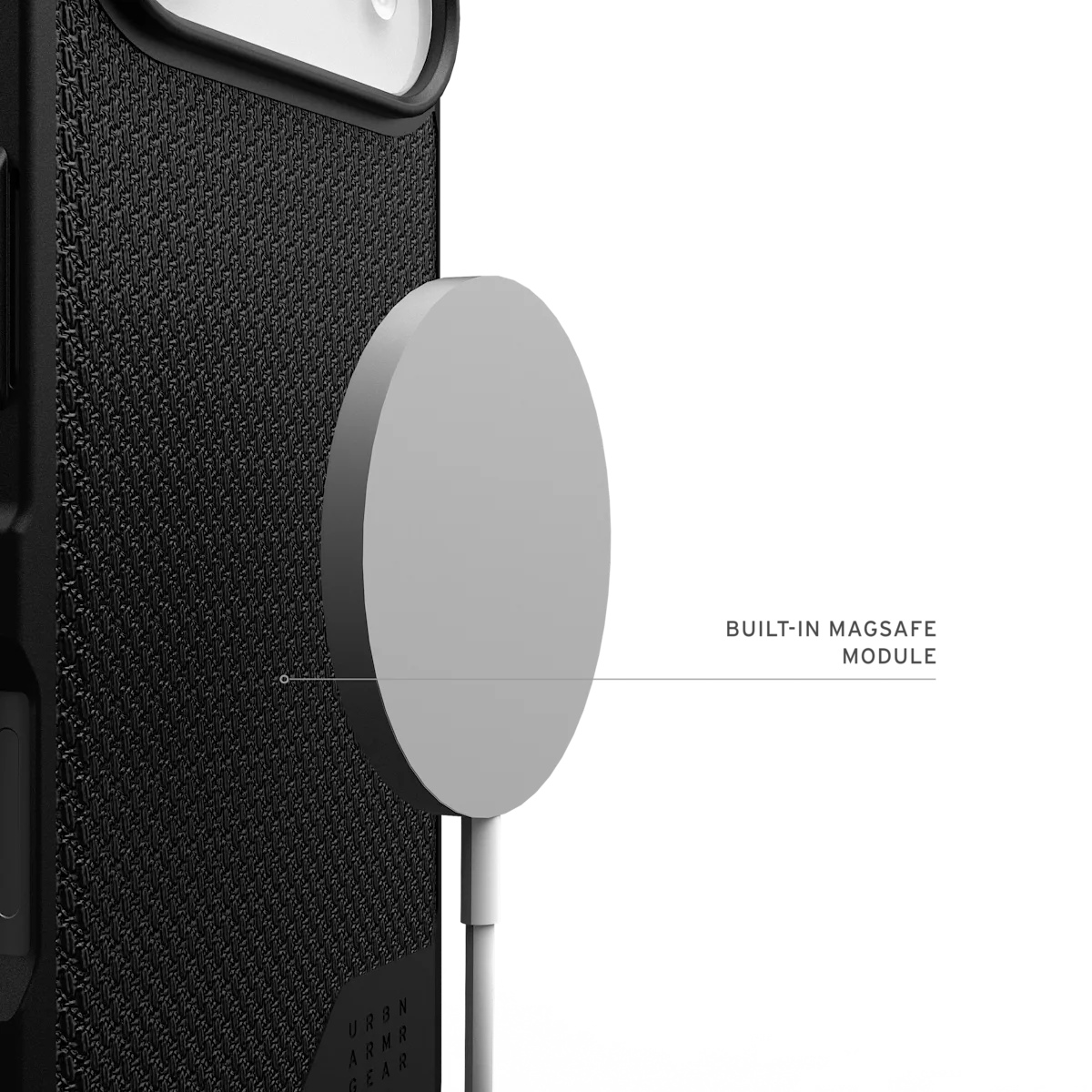 UAG รุ่น Metropolis LT (MagSafe) - เคส iPhone Air - สี Kevlar Black