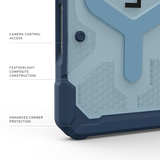 UAG รุ่น Pathfinder Clear (Magsafe) - เคส iPhone Air - สี Blues/Lanyard