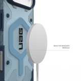 UAG รุ่น Pathfinder Clear (Magsafe) - เคส iPhone Air - สี Blues/Lanyard