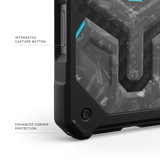 UAG รุ่น Monarch Pro - เคส iPhone 17 Pro Max – สี Forged Carbon Fiber/Blue (Limited Edition)