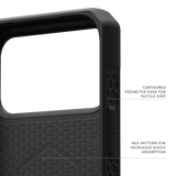 UAG รุ่น Monarch Pro - เคส iPhone 17 Pro Max – สี Forged Carbon Fiber/Blue (Limited Edition)