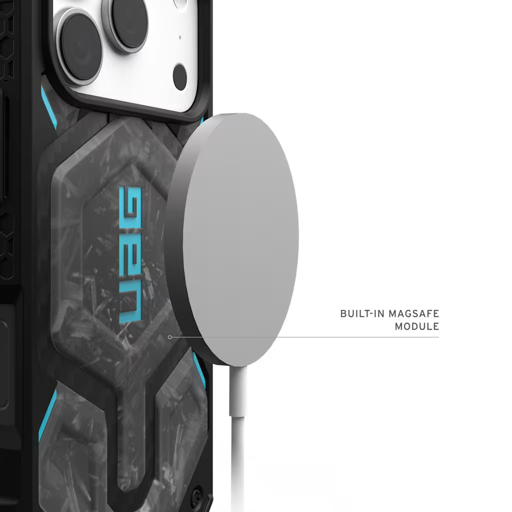 UAG รุ่น Monarch Pro - เคส iPhone 17 Pro – สี Forged Carbon Fiber/Blue (Limited Edition)