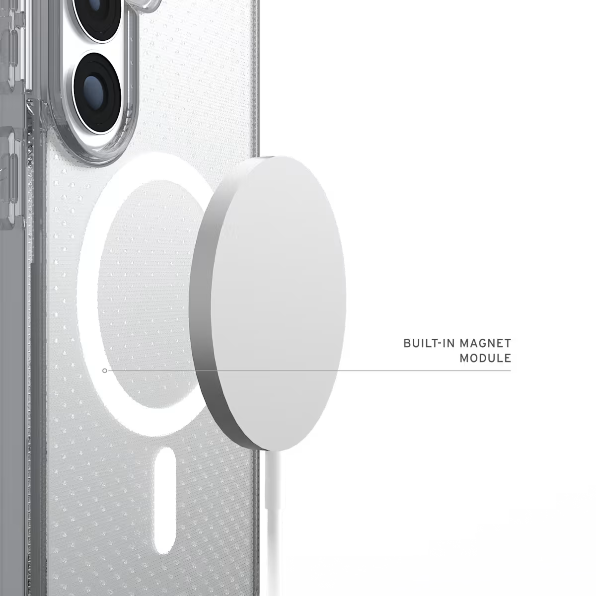 UAG รุ่น Dot (Magnetic) - เคส Galaxy S26 Plus - สี True Clear Ice/Ash
