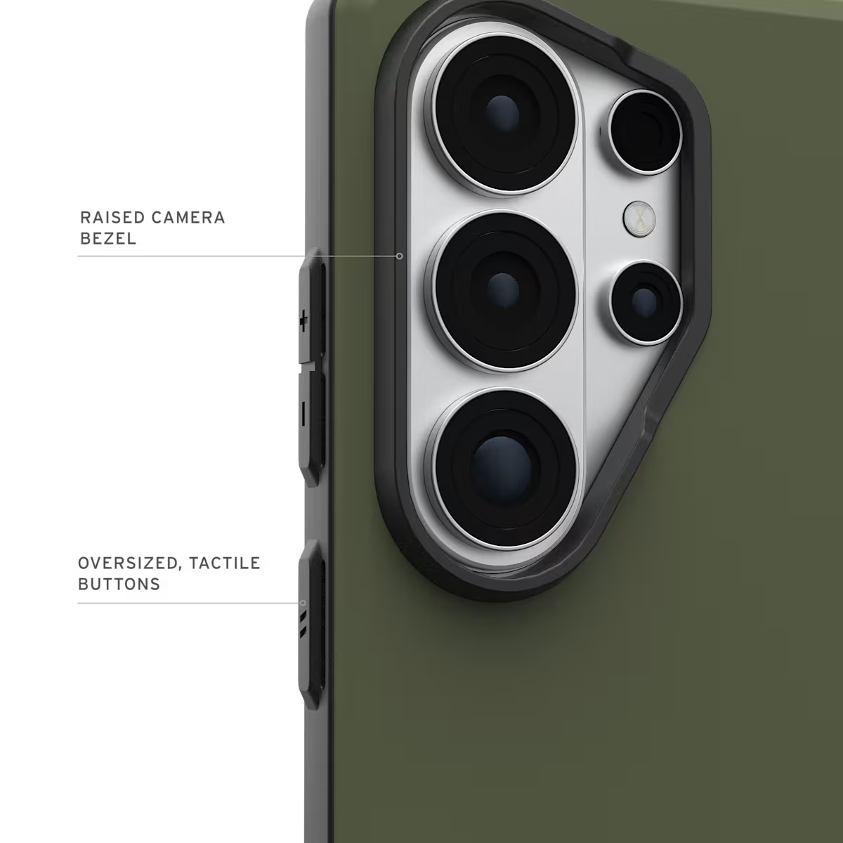 UAG รุ่น Civilian LT (Magnetic) - เคส Galaxy S26 Ultra - สี Olive Drab