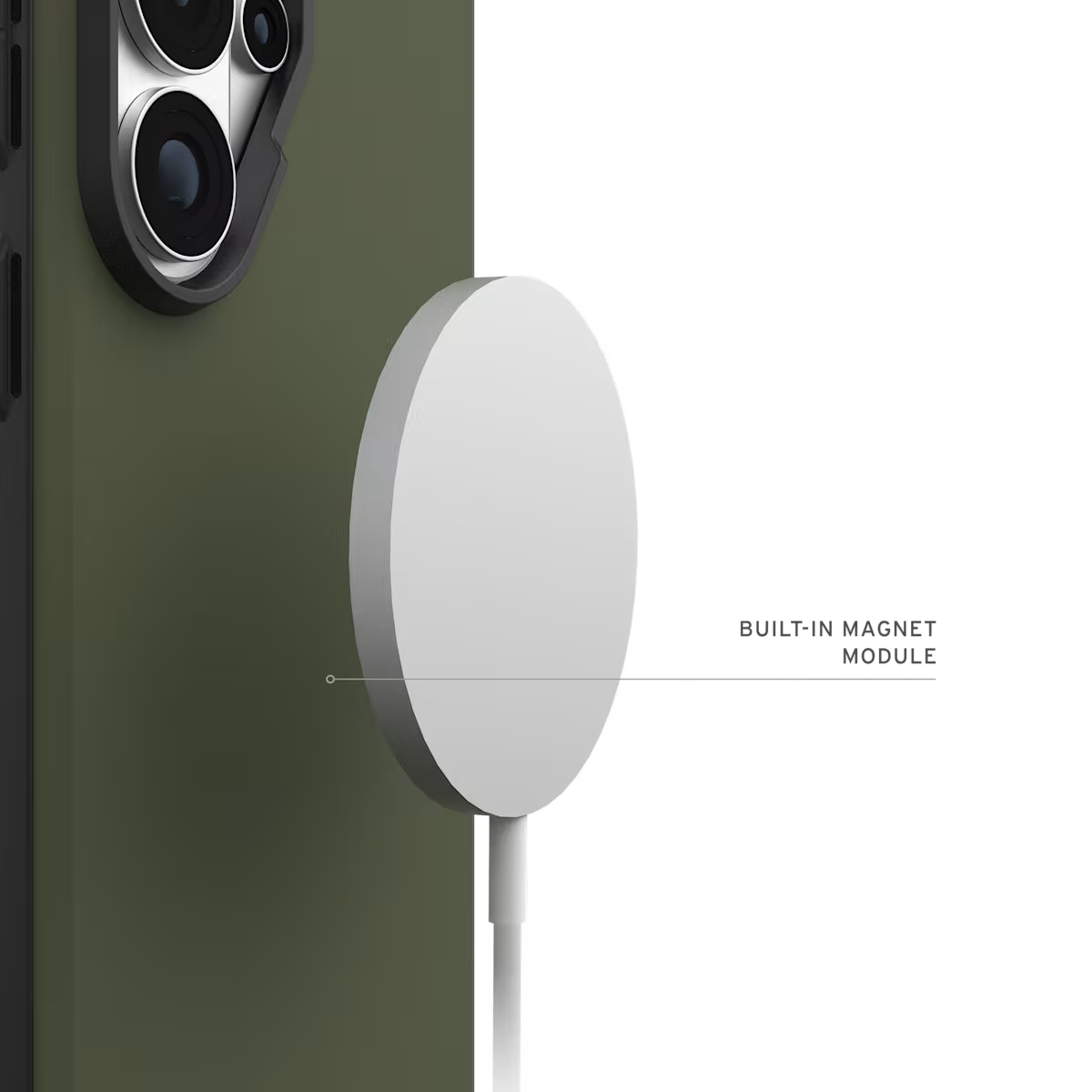 UAG รุ่น Civilian LT (Magnetic) - เคส Galaxy S26 Ultra - สี Olive Drab