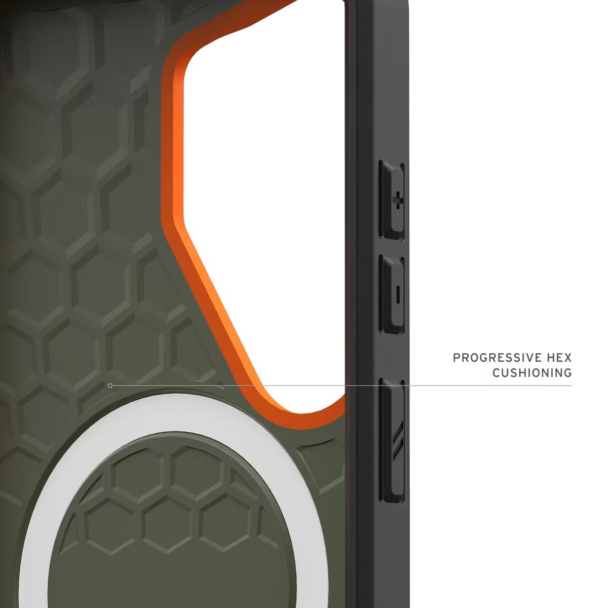 UAG รุ่น Civilian (Magnetic) - เคส Galaxy S26 Ultra - สี Olive Drab/Orange
