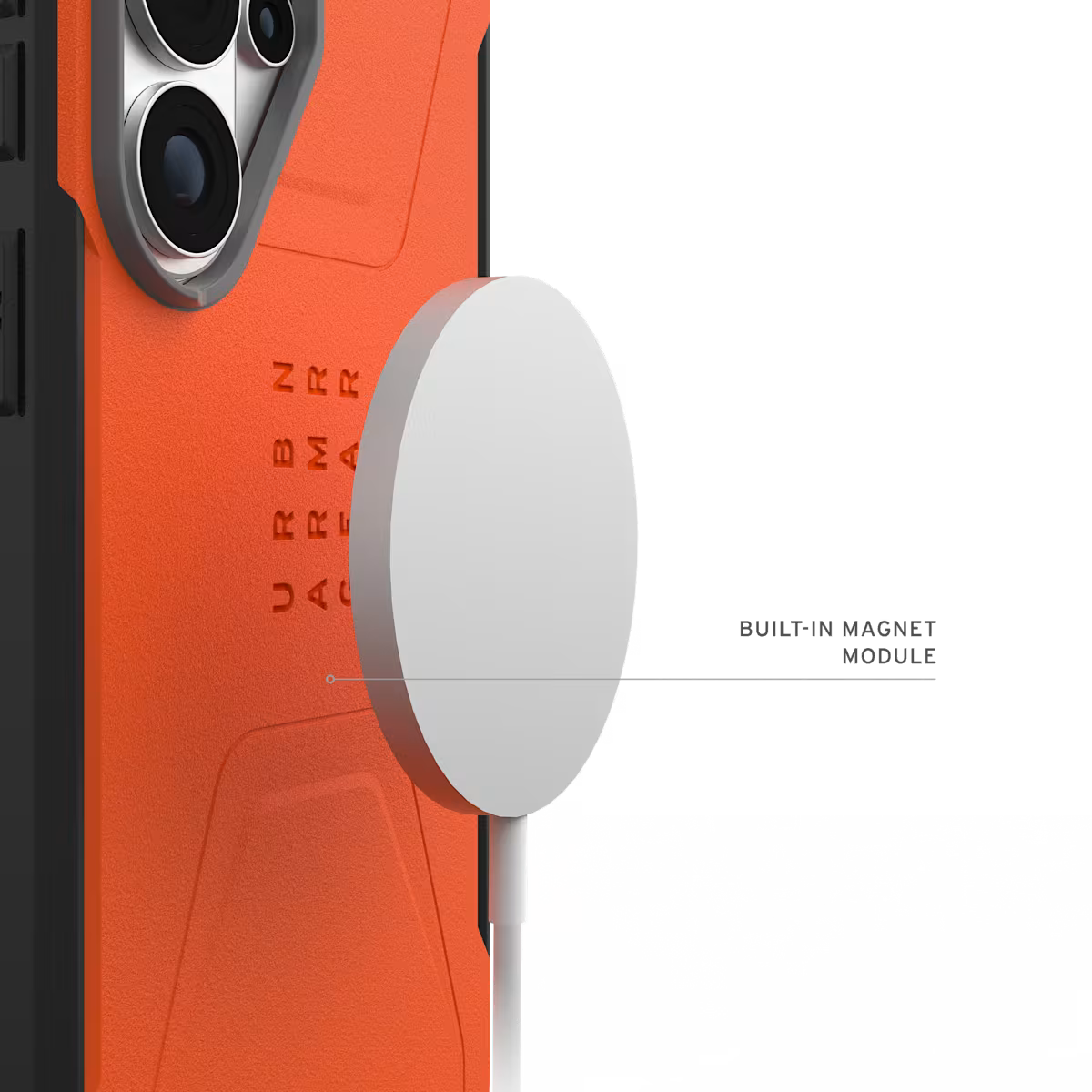 UAG รุ่น Civilian (Magnetic) - เคส Galaxy S26 Ultra - สี Orange
