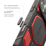 UAG รุ่น Monarch Pro (Cap) - เคส iPhone 17 Pro / 18 Pro - สี Crimson