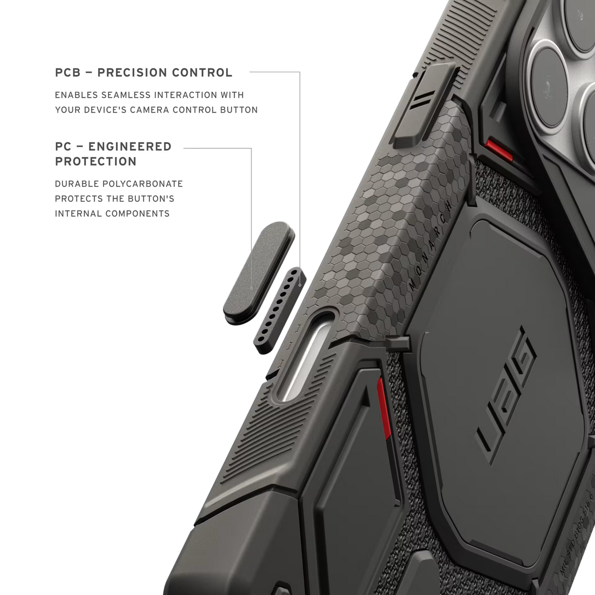 UAG รุ่น Monarch Pro (Cap) - เคส iPhone 17 Pro Max / 18 Pro Max - สี Kevlar Black