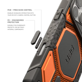 UAG รุ่น Monarch Pro (Cap) - เคส iPhone 17 Pro / 18 Pro - สี Kevlar Burnt Orange