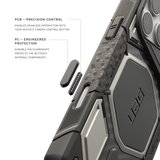 UAG รุ่น Monarch Pro (Cap) - เคส iPhone 17 Pro / 18 Pro - สี Titanium