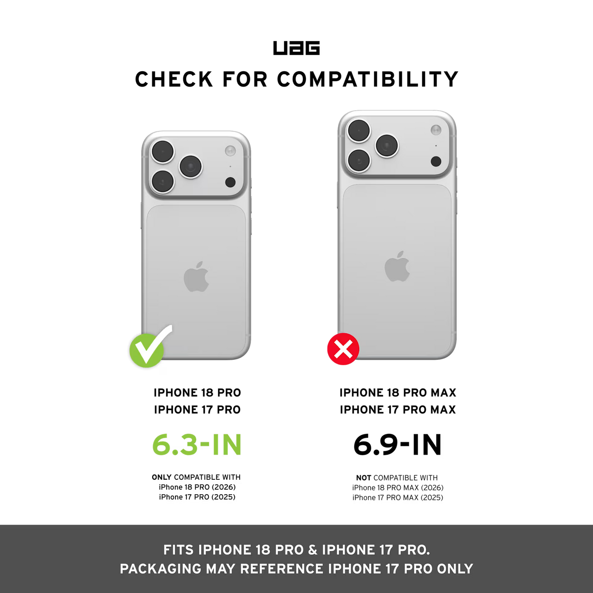 UAG รุ่น Monarch Pro (Cap) - เคส iPhone 17 Pro / 18 Pro - สี Kevlar Element Green