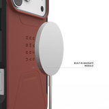 UAG รุ่น Civilian (Magsafe) - เคส iPhone 17 Pro Max / 18 Pro Max - สี Burgundy