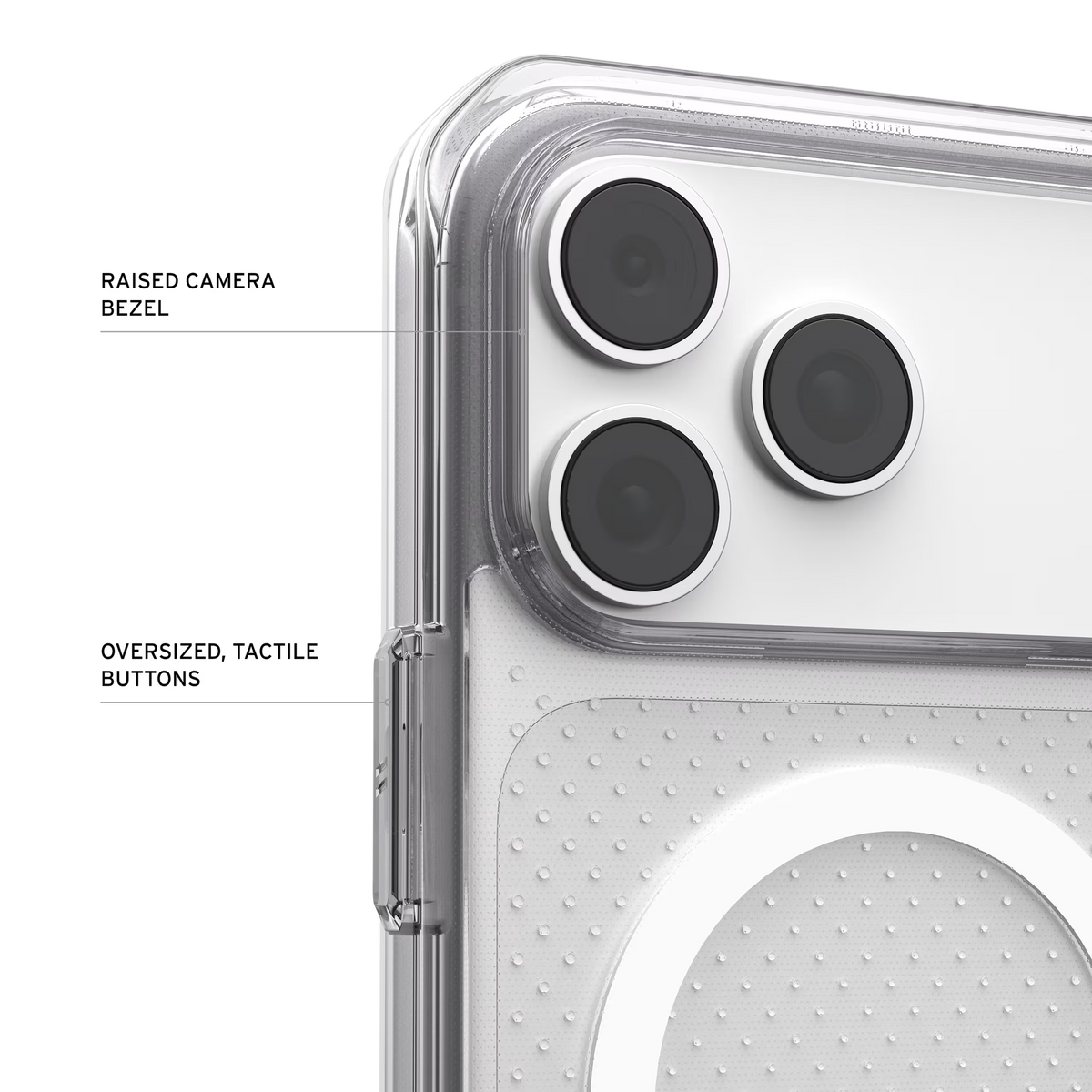 UAG รุ่น Dot (Magsafe) - เคส iPhone 17 Pro Max / 18 Pro Max - สี Ice/Smoke
