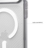 UAG รุ่น Dot (Magsafe) - เคส iPhone 17 Pro Max / 18 Pro Max - สี Ice/Smoke