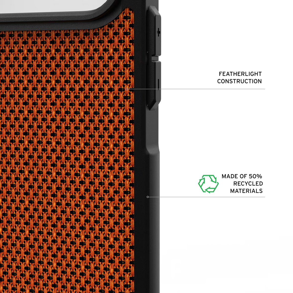 UAG รุ่น Metropolis LT (MagSafe) - เคส iPhone 17 Pro Max / 18 Pro Max - สี Kevlar Burnt Orange (Limited Edition)