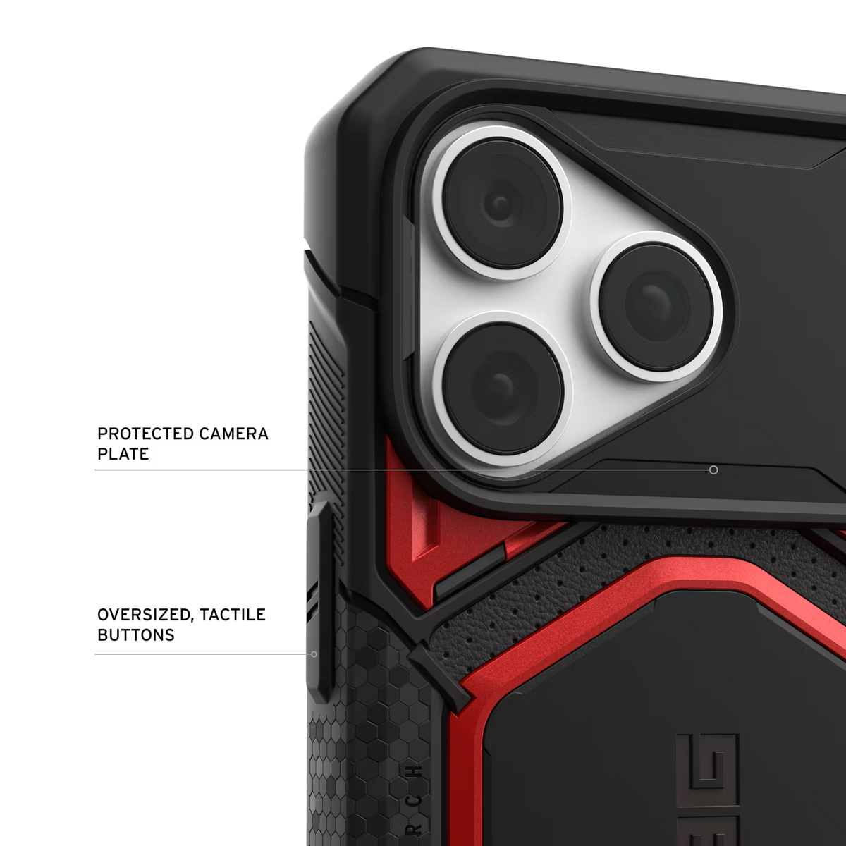 UAG รุ่น Monarch Pro (Cap) - เคส iPhone 17 Pro Max / 18 Pro Max - สี Crimson