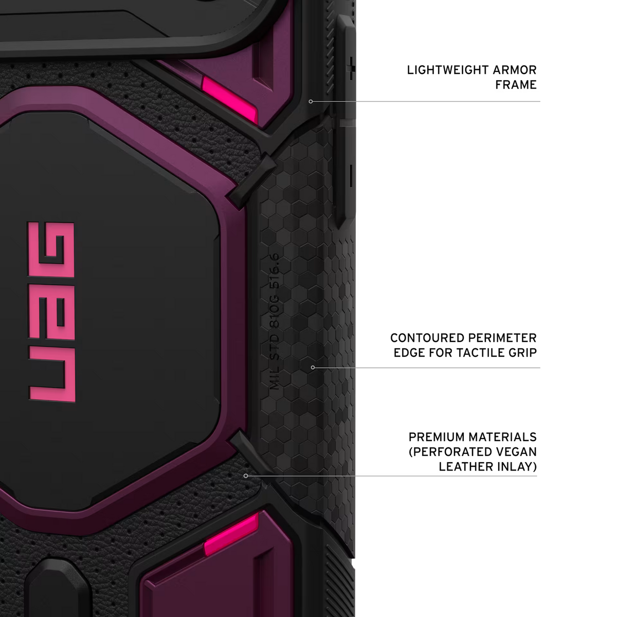 UAG รุ่น Monarch Pro (Cap) - เคส iPhone 17 Pro Max / 18 Pro Max - สี Deep Purple Synth