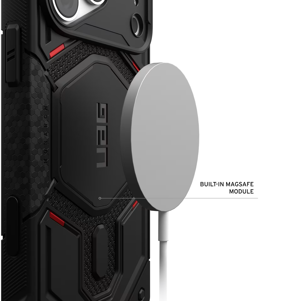UAG รุ่น Monarch Pro (Cap) - เคส iPhone 17 Pro Max / 18 Pro Max - สี Kevlar Black