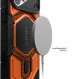 UAG รุ่น Monarch Pro (Cap) - เคส iPhone 17 Pro Max / 18 Pro Max - สี Kevlar Burnt Orange