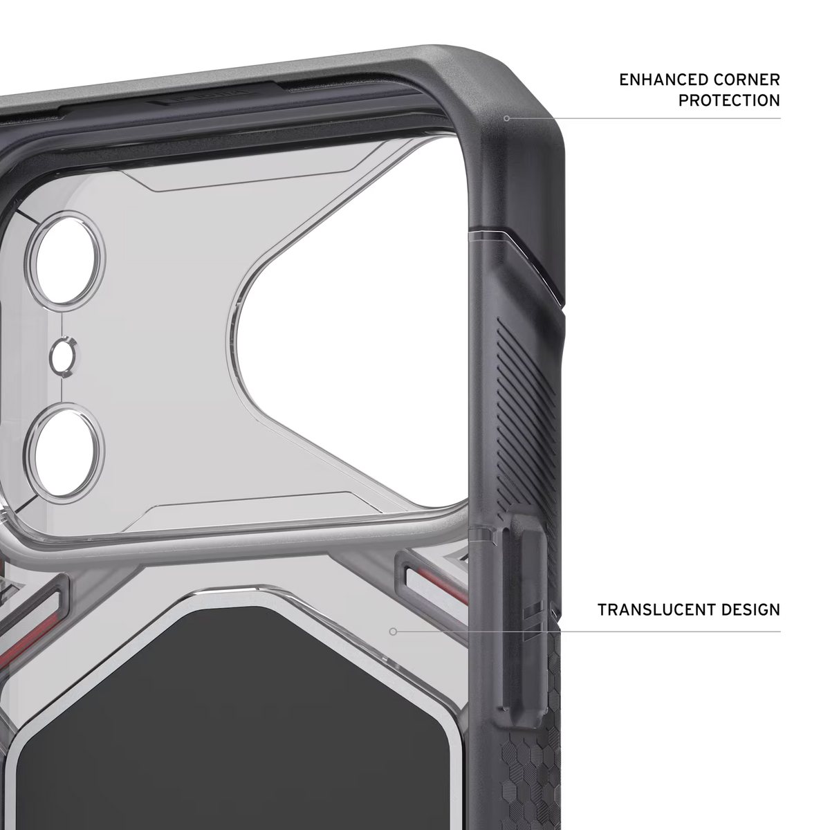 UAG รุ่น Monarch Pro (No Cap) - เคส iPhone 17 Pro Max / 18 Pro Max - สี VEIL/Ash