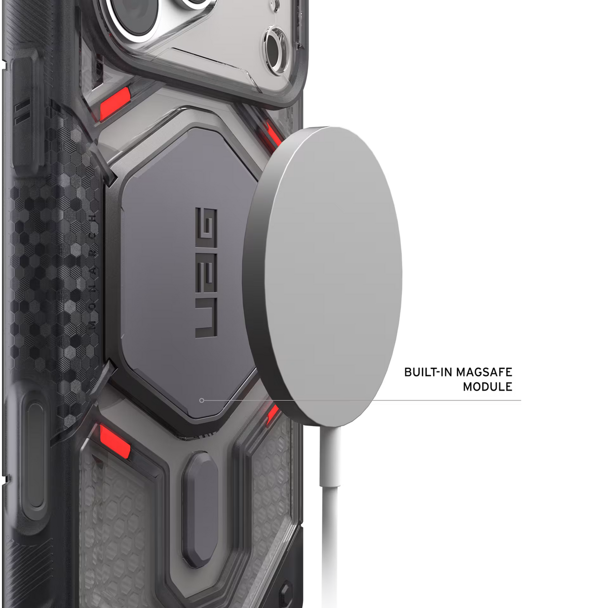 UAG รุ่น Monarch Pro (No Cap) - เคส iPhone 17 Pro Max / 18 Pro Max - สี VEIL/Ash