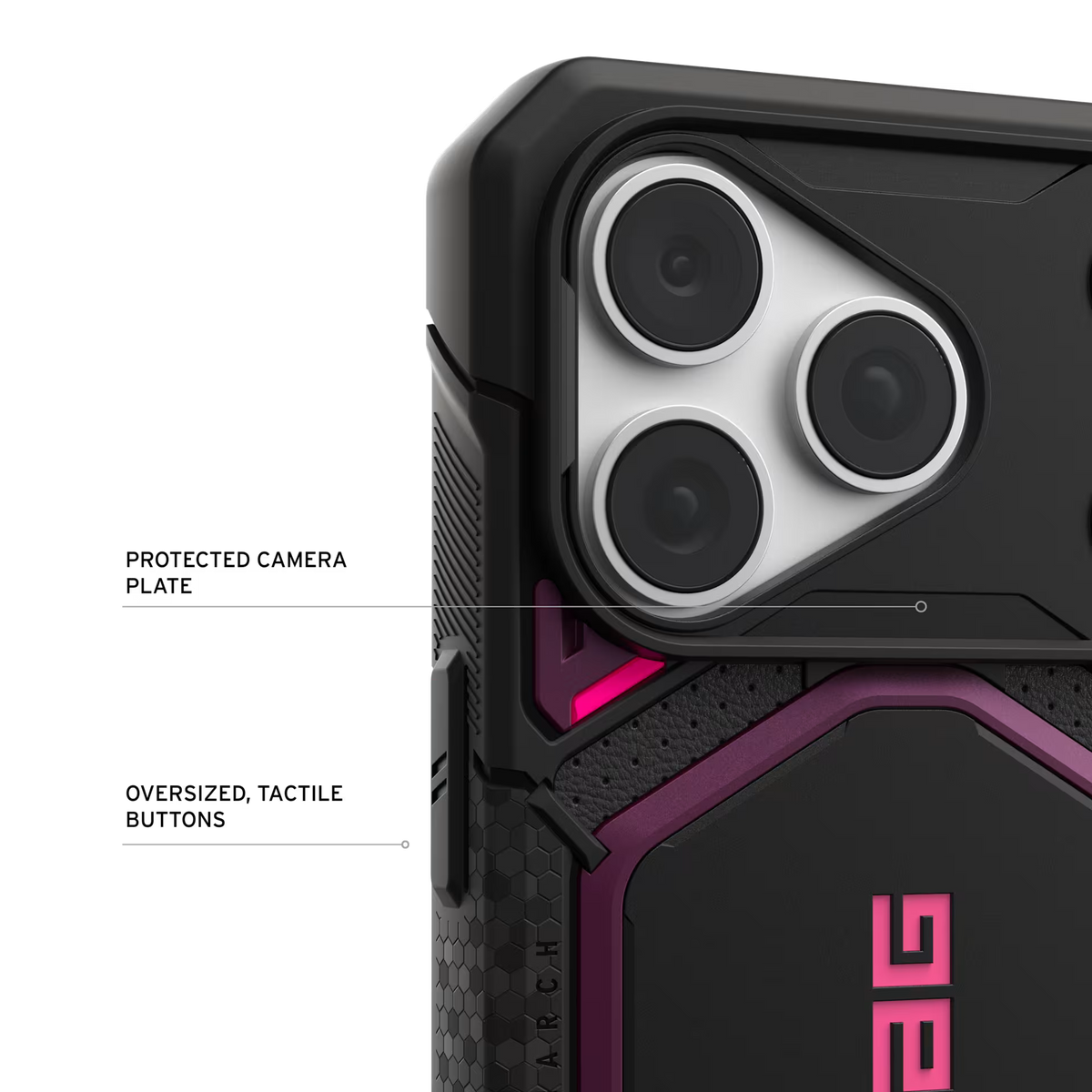 UAG รุ่น Monarch Pro (Cap) - เคส iPhone 17 Pro / 18 Pro - สี Deep Purple Synth