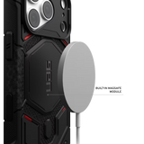UAG รุ่น Monarch Pro (Cap) - เคส iPhone 17 Pro / 18 Pro - สี Kevlar Black