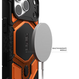 UAG รุ่น Monarch Pro (Cap) - เคส iPhone 17 Pro / 18 Pro - สี Kevlar Burnt Orange
