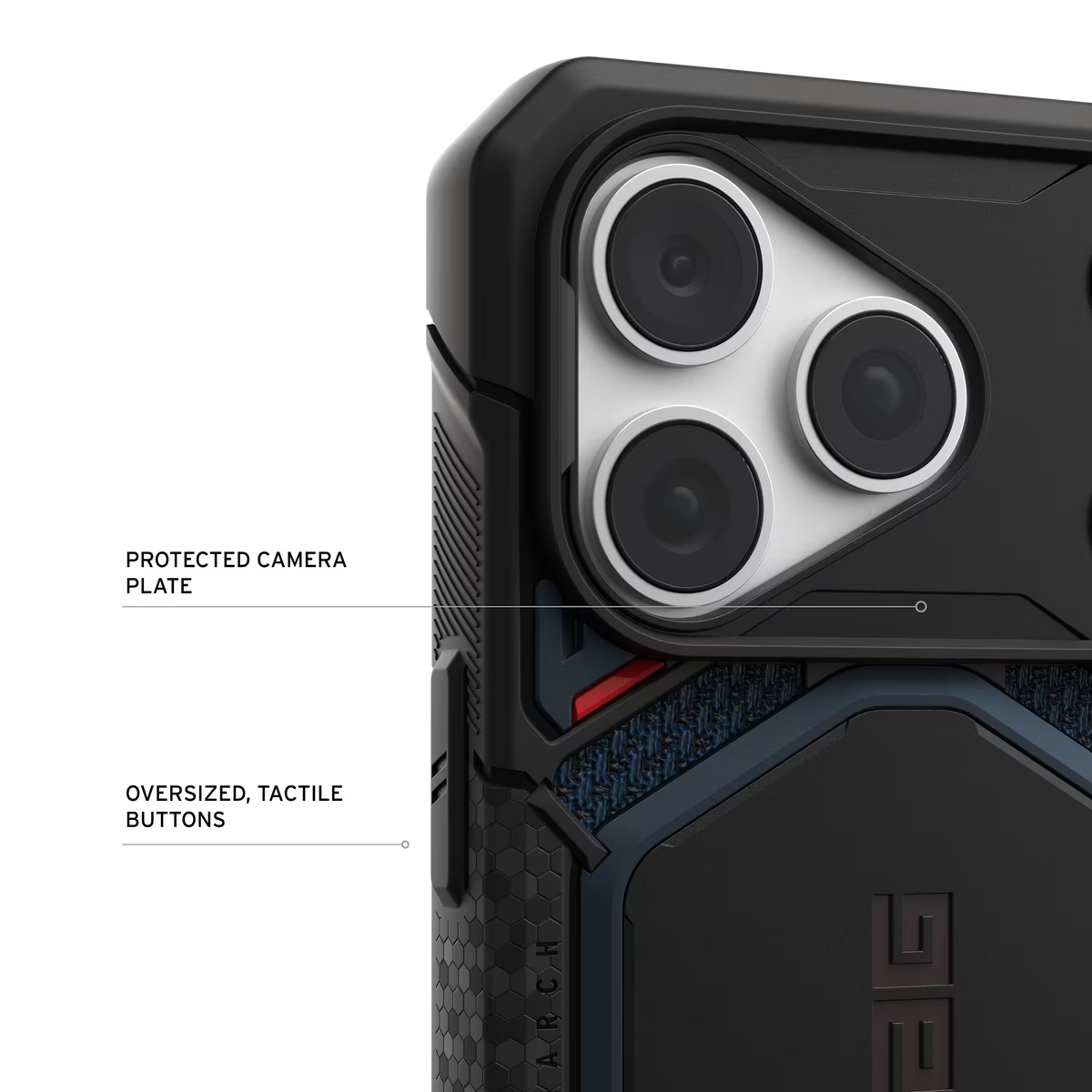UAG รุ่น Monarch Pro (Cap) - เคส iPhone 17 Pro / 18 Pro - สี Kevlar Mallard