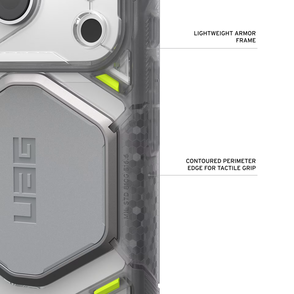 UAG รุ่น Monarch Pro (No Cap) - เคส iPhone 17 Pro / 18 Pro - สี VEIL/Ice