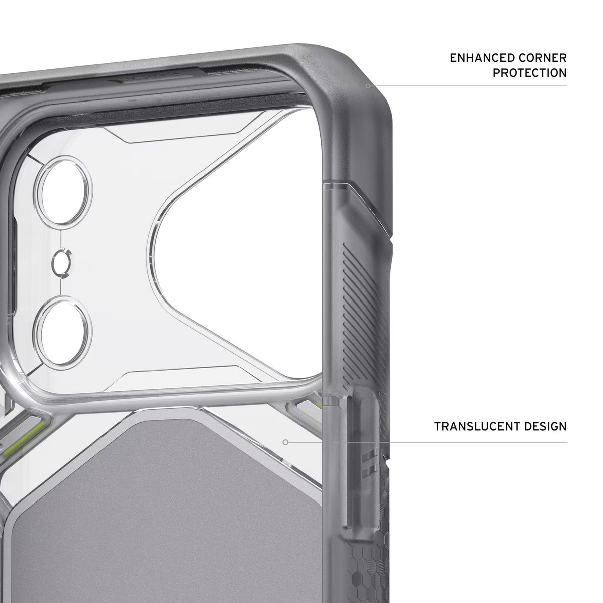 UAG รุ่น Monarch Pro (No Cap) - เคส iPhone 17 Pro / 18 Pro - สี VEIL/Ice