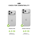 UAG รุ่น Lens Shield - กระจกเลน์กล้อง iPhone 18 Pro / 18 Pro Max / 17 Pro / 17 Pro Max - สี Titanium