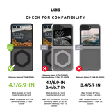 UAG รุ่น Mouve (Magnetic) - เคส Galaxy Z Flip 8 - สี Ice