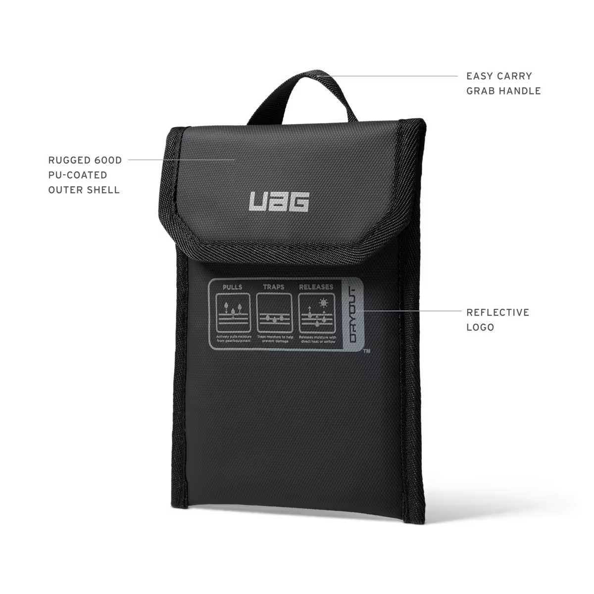 UAG รุ่น DRYOUT® Rescue Phone Pouch – ซองดูดความชื้น – สี Black