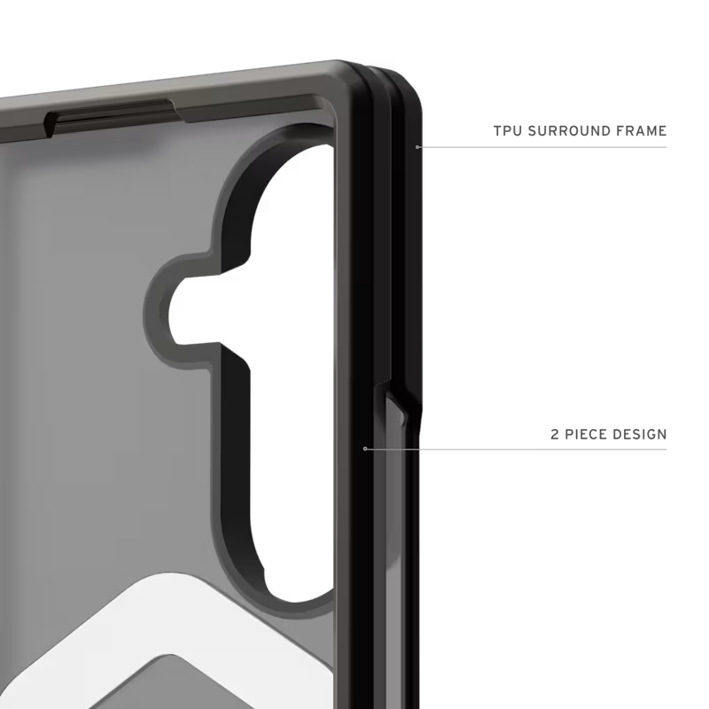 UAG รุ่น Mouve (Magnetic) - เคส Galaxy Z Fold 8 Ultra - สี Ash