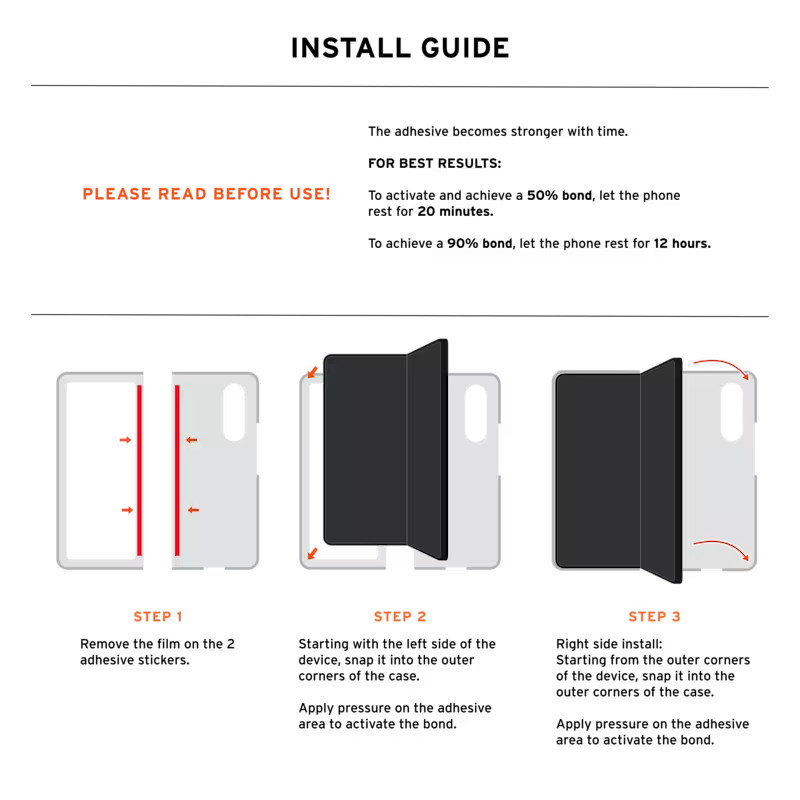 UAG รุ่น Mouve (Magnetic) - เคส Galaxy Z Fold 8 Ultra - สี Ash