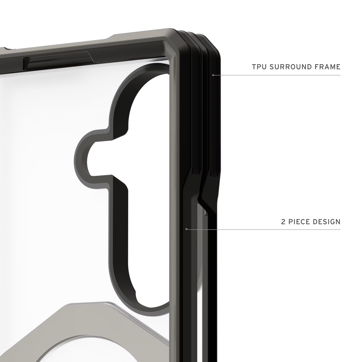 UAG รุ่น Mouve XTE (Magnetic) - เคส Galaxy Z Fold 8 Ultra - สี Ice