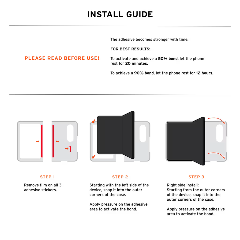 UAG รุ่น Mouve (Magnetic) - เคส Galaxy Z Fold 8 - สี Ash