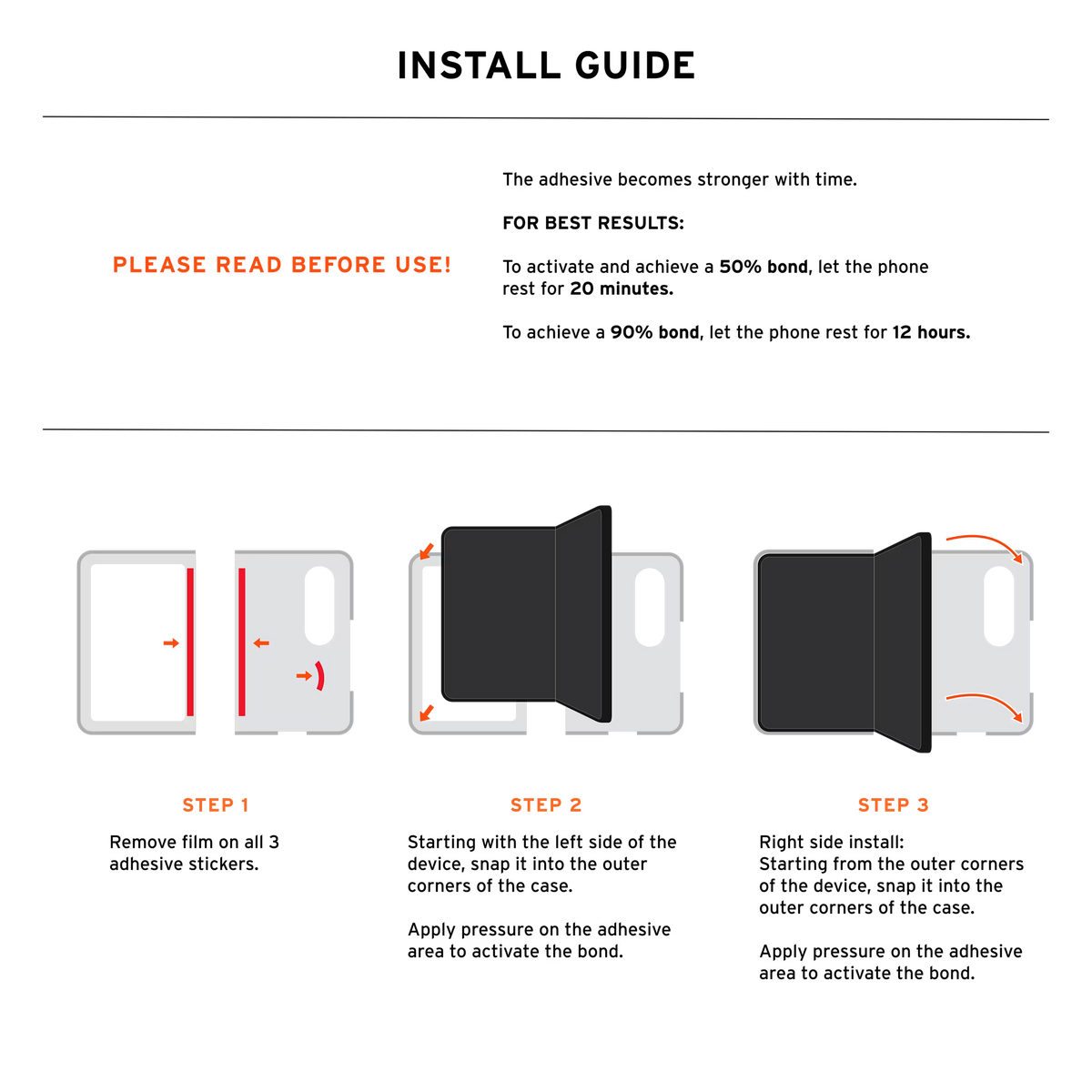 UAG รุ่น Mouve XTE (Magnetic) - เคส Galaxy Z Fold 8 - สี Ice
