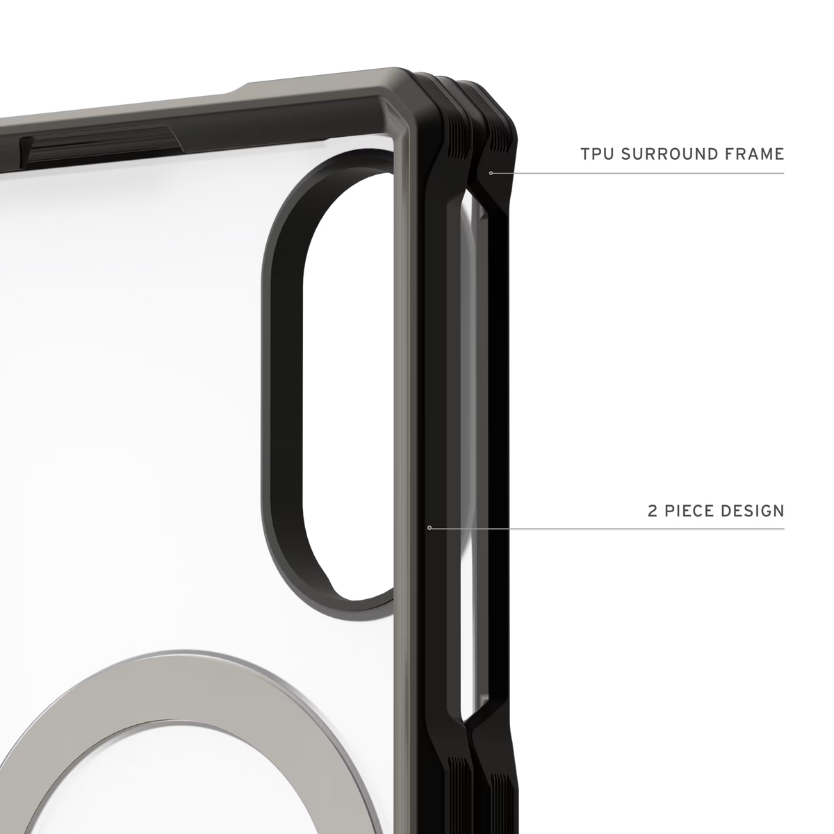 UAG รุ่น Mouve XTE (Magnetic) - เคส Galaxy Z Fold 8 - สี Ice