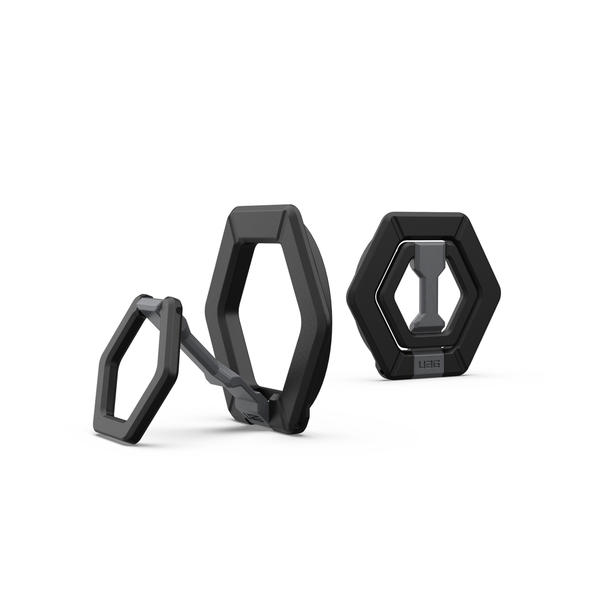 ขาตั้งแหวนแม่เหล็ก UAG รุ่น Magnetic Ring Stand - สี Black/Silver