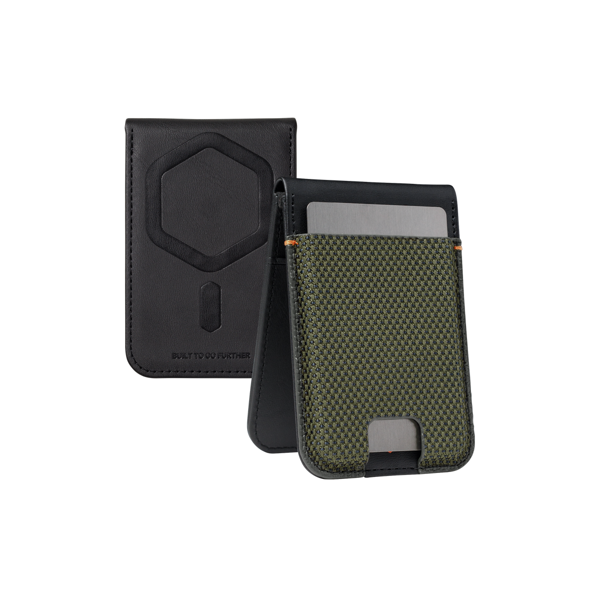 UAG รุ่น Metropolis Wallet - ที่เก็บบัตรติดหลังมือถือ - สี Kevlar Element Green