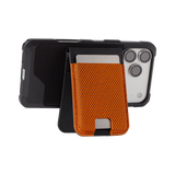 UAG รุ่น Metropolis Wallet - ที่เก็บบัตรติดหลังมือถือ - สี Kevlar Burnt Orange