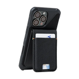 UAG รุ่น Metropolis Wallet - ที่เก็บบัตรติดหลังมือถือ - สี Kevlar Black